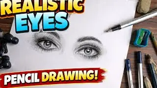 Most Realistic Eye Drawing You'll See Today! 😳✏️