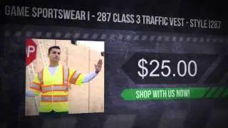 Game Sportswear I - 287 Class 3 Traffic Vest - Style I287
