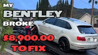 Мой Bentley Bentayga сломался &mdash; ремонт обошелся в 8900 долларов &mdash; кошмар 😱 | EsquireLife