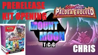 Pokemon Scarlet & Violet - Paldea Evolved Prerelease Kit Opening and Deck Build. (Chris)