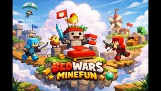 Day 4 of BedWars&hellip; Am I Getting PRO Yet? 😳🔥 | Minefun.io