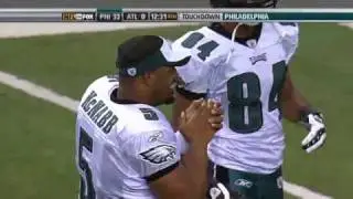 Michael Vick's 1st TD pass of the season in Atlanta