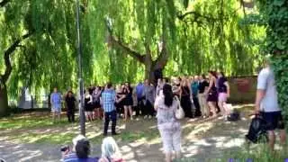 Invidia voices Lord Mayors celebration flash mob 7.7.13 higher and higher
