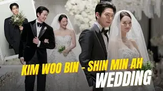 Kim Woo Bin & Shin Min Ah Finally Share Dreamy Wedding Ceremony Moments