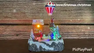 Christmas Fairground Sideshow Lit Village Scenes