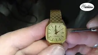 Alte Omega Uhr mit Dr&uuml;cker
