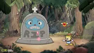 Cuphead (PS4) Boss Fight - Goopy Le Grande 
