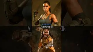All Jacqui Briggs Victory in MkX and Mk1 Khaos Reigns #mortalkombat1havik