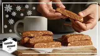 TURRÓN de JIJONA VEGANO (CANELA y LIMÓN) | Living Like A Panda