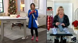Cuddl Duds Soft Terry Anklet Lounge Socks Set of Three on QVC