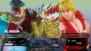 LEGENDARY RIVALS CLASH! M.Bison vs Ken in Street Fighter! Who Will Claim Victory?
