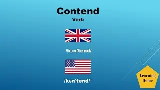 Contend meaning pronunciation and synonyms #Shorts