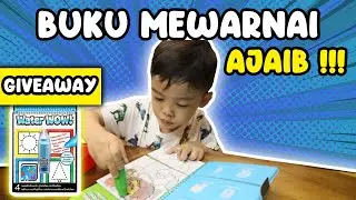 UNBOXING WATER WOW! MAINAN EDUKASI MEWARNAI DENGAN PENSIL AJAIB