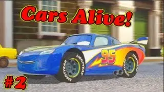 Cars 2 gameplay - Lightyear Lightning race training part 2