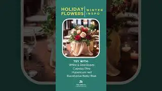 Winter Inspo- Holiday Flowers #winterseason #holidayflowers