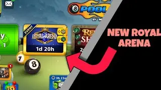 New royal arena table in 8 pool ball game!