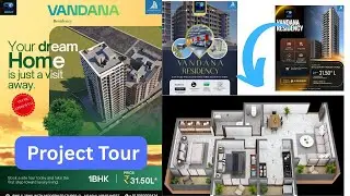 1 BHK & 2 BHK Flat in Virar West | Vandana Residency Project Tour#realestate #virarflats #virar