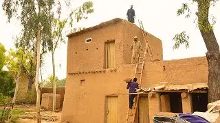 Day 6 Traditional Mud House Repairing Process || Afghan Village Life