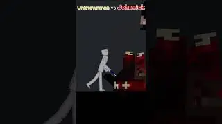 Unknownman vs Johnwick #peopleplayground #vs #experiment #shorts
