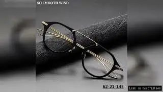 Handmade Glasses Frame for Men Women Titanium Big Face Pilot Eyeglasses Retro Designer Spectacles Do