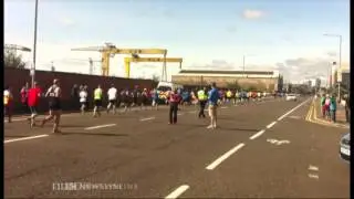 Titanic Belfast Half Marathon on BBC Newsline (Par