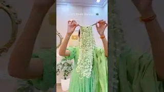 Instant Flower Gajra hack #101😍❤️🌺 #diwali #diwalispecial #chhathpuja #chhathpooja #hairstyle
