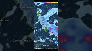 Invest 96W #invest96w #rainforecast #cyclone #rainsforecastalert #landfall #shorts #zoomearth