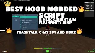 The hood script & Hood Modded Script For free exploits,FLY,BEST AIM, ANTI STOMP, ANTI SLOW!