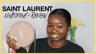 UNBOXING + INITIAL REVIEW - SAINT LAURENT VINYLE ROUND CAMERA BAG | YSL