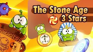 Cut the Rope: Time Travel Game Chapter 6: The Stone Age 3 Stars Walkthrough