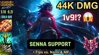 Wild Rift Senna Support 1v9 Gameplay
