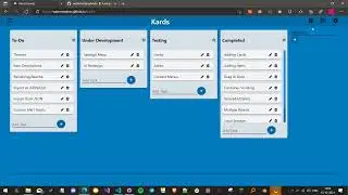 Kards | Trello Clone in Vanilla JavaScript/HTML5/CSS