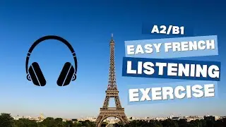 A2/B1 french listening exercise - La M&eacute;t&eacute;o (French weather report) GCSE