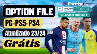 🔥PES 21 OPTION FILE 23/24 PARA PC/PS5/PS4, 2023 TEMPORADA 2024