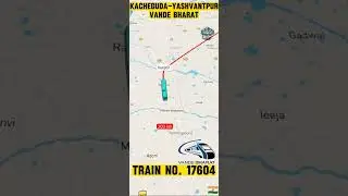 Kacheguda to Yashvantpur Vande Bharat Express | Train Number 17604 | #train #yourjourney #mytrain