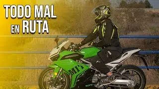 TODO MAL en RUTA  - MITT GPR 400 - FRAN on a BIKE Motovlog#1