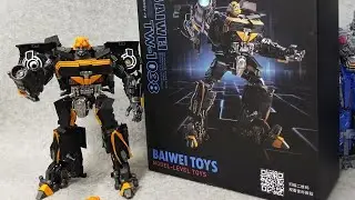 Age of Extinction High Octane Bumblebee Bai Wei TW-1038 figure unboxing & review Mpm scale? 