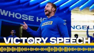 Sean McVay&rsquo;s Victory Speech After Divisional Win vs. Cardinals