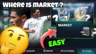 Где находится Рынок в FIFA MOBILE 26?
