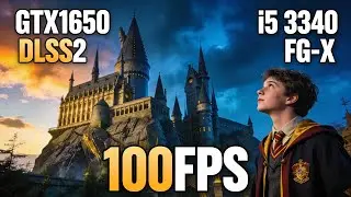 HOGWARTS LEGACY 2026 -GTX 1650..4GBGDDR6-I5 3340-8GB RAM DLSS2 AND FRAME GENERATION