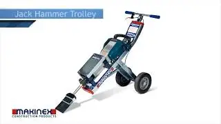 Makinex Jack Hammer Trolley - Tile Removal