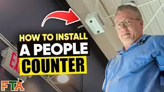 How To Install A Traffic Counter  | How To Install An Orbit Shopper Track People Counter for Retail