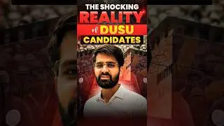 The Shocking Reality of DUSU Candidates!! 😱 #delhiuniversity #shortsfeed