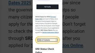 Sassa status check tool to check status of your grants.  