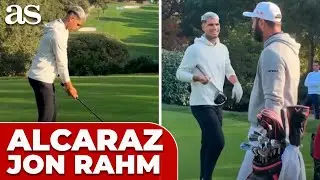 ALCARAZ IMPRESIONA a todos con este SWING... &iexcl;DELANTE de JON RAHM!