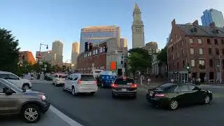 Прогулка по парку Роуз Кеннеди Гринвей в Бостоне, Массачусетс