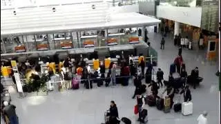 Munich airport terminal 2 München Flughafen, Bavaria, Germany