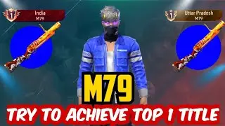 Try to achieve top 1 title 😍| m79 pushing top 1 |season 44 #freefire
