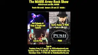 Ged Rylands on The MARR Army Rock Show 1-20-15