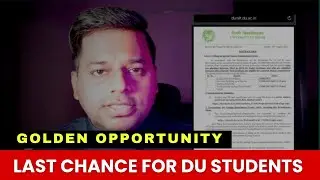 DU&rsquo;s Special Chance Exam 2025 @legalfree  #duexam #exstudent #dustudents #lastdate #degree 
